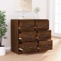 vidaXL Sideboard Braun Eichen-Optik 70x35,5x67,5 cm Holzwerkstoff vidaXL Sideboard Braun Eichen-Optik 70x35,5x67,5 cm Holzwerkstoff