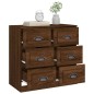 vidaXL Sideboard Braun Eichen-Optik 70x35,5x67,5 cm Holzwerkstoff vidaXL Sideboard Braun Eichen-Optik 70x35,5x67,5 cm Holzwerkstoff