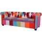 Chesterfield-Sofa 3-Sitzer-Sofa Stoff Chesterfield-Sofa 3-Sitzer-Sofa Stoff