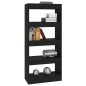 vidaXL Bücherregal/Raumteiler Schwarz 60x30x135 cm Holzwerkstoff vidaXL Bücherregal/Raumteiler Schwarz 60x30x135 cm Holzwerkstoff