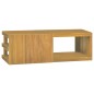 vidaXL Wand-Badschrank 90x40x30 cm Massivholz Teak vidaXL Wand-Badschrank 90x40x30 cm Massivholz Teak