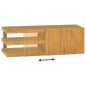 vidaXL Wand-Badschrank 90x40x30 cm Massivholz Teak vidaXL Wand-Badschrank 90x40x30 cm Massivholz Teak