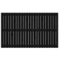 vidaXL Wand-Kopfteil Schwarz 147x3x90 cm Massivholz Kiefer