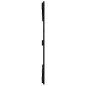 vidaXL Wand-Kopfteil Schwarz 147x3x90 cm Massivholz Kiefer