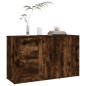 vidaXL Sideboard Räuchereiche 100x33x59,5 cm Holzwerkstoff vidaXL Sideboard Räuchereiche 100x33x59,5 cm Holzwerkstoff