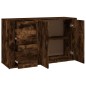 vidaXL Sideboard Räuchereiche 100x33x59,5 cm Holzwerkstoff vidaXL Sideboard Räuchereiche 100x33x59,5 cm Holzwerkstoff