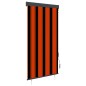 vidaXL Außenrollo 80 x 250 cm Orange und Braun vidaXL Außenrollo 80 x 250 cm Orange und Braun