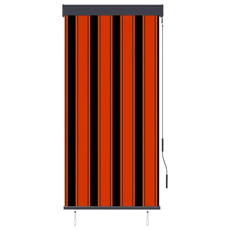 vidaXL Außenrollo 80 x 250 cm Orange und Braun