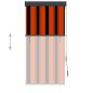 vidaXL Außenrollo 80 x 250 cm Orange und Braun vidaXL Außenrollo 80 x 250 cm Orange und Braun