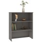 vidaXL Highboard-Oberteil HAMAR Hellgrau 85x35x100 cm Massivholz vidaXL Highboard-Oberteil HAMAR Hellgrau 85x35x100 cm Massivholz