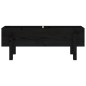 vidaXL Hochbeet Schwarz 101x30x38 cm Massivholz Kiefer vidaXL Hochbeet Schwarz 101x30x38 cm Massivholz Kiefer