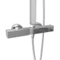 vidaXL Doppelkopf-Duschset mit Thermostat Edelstahl vidaXL Doppelkopf-Duschset mit Thermostat Edelstahl