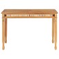 vidaXL Garten-Esstisch 110x65x80 cm Massivholz Teak vidaXL Garten-Esstisch 110x65x80 cm Massivholz Teak