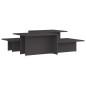 vidaXL Couchtische 2 Stk. Grau 111,5x50x33 cm Holzwerkstoff vidaXL Couchtische 2 Stk. Grau 111,5x50x33 cm Holzwerkstoff