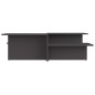 vidaXL Couchtische 2 Stk. Grau 111,5x50x33 cm Holzwerkstoff vidaXL Couchtische 2 Stk. Grau 111,5x50x33 cm Holzwerkstoff