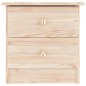 vidaXL Nachttisch ALTA Natur 41x35x41 cm Massivholz Kiefer vidaXL Nachttisch ALTA Natur 41x35x41 cm Massivholz Kiefer