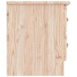 vidaXL Nachttisch ALTA Natur 41x35x41 cm Massivholz Kiefer vidaXL Nachttisch ALTA Natur 41x35x41 cm Massivholz Kiefer