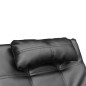 Chaiselongue mit Kissen Schwarz Kunstleder Chaiselongue mit Kissen Schwarz Kunstleder