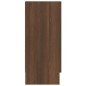 vidaXL Vitrinenschrank Braun Eichen-Optik 120x30,5x70 cm Holzwerkstoff vidaXL Vitrinenschrank Braun Eichen-Optik 120x30,5x70 cm Holzwerkstoff
