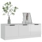 vidaXL TV-Schrank Hochglanz-Weiß 102x35x36,5 cm Holzwerkstoff vidaXL TV-Schrank Hochglanz-Weiß 102x35x36,5 cm Holzwerkstoff