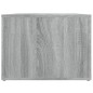 vidaXL Couchtisch Grau Sonoma 80x50x36 cm Holzwerkstoff vidaXL Couchtisch Grau Sonoma 80x50x36 cm Holzwerkstoff