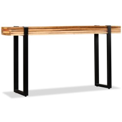 vidaXL Konsolentisch Recyceltes Holz Längenverstellbar 