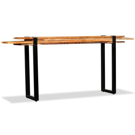 vidaXL Konsolentisch Recyceltes Holz Längenverstellbar 