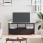vidaXL TV-Schrank Schwarz 102x33x45 cm Holzwerkstoff und Eisen vidaXL TV-Schrank Schwarz 102x33x45 cm Holzwerkstoff und Eisen