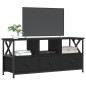 vidaXL TV-Schrank Schwarz 102x33x45 cm Holzwerkstoff und Eisen vidaXL TV-Schrank Schwarz 102x33x45 cm Holzwerkstoff und Eisen