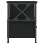 vidaXL TV-Schrank Schwarz 102x33x45 cm Holzwerkstoff und Eisen vidaXL TV-Schrank Schwarz 102x33x45 cm Holzwerkstoff und Eisen