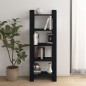 vidaXL Bücherregal/Raumteiler Schwarz 60x35x160 cm Massivholz vidaXL Bücherregal/Raumteiler Schwarz 60x35x160 cm Massivholz