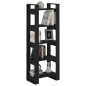 vidaXL Bücherregal/Raumteiler Schwarz 60x35x160 cm Massivholz vidaXL Bücherregal/Raumteiler Schwarz 60x35x160 cm Massivholz