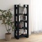 vidaXL Bücherregal/Raumteiler Schwarz 60x35x160 cm Massivholz vidaXL Bücherregal/Raumteiler Schwarz 60x35x160 cm Massivholz