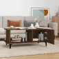 vidaXL Couchtisch Braun Eichen-Optik 90x50x40 cm Holzwerkstoff vidaXL Couchtisch Braun Eichen-Optik 90x50x40 cm Holzwerkstoff