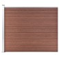 vidaXL Zaunelement WPC 175x146 cm Braun vidaXL Zaunelement WPC 175x146 cm Braun