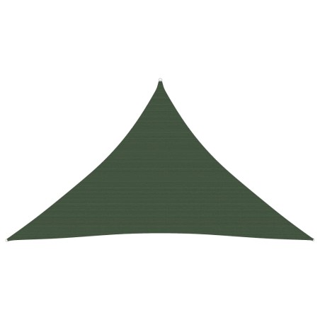 vidaXL Sonnensegel 160 g/m² Dunkelgrün 5x5x6 m HDPE