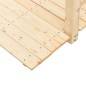vidaXL Gartenbrücke mit Geländer 150x67x56 cm Massivholz Fichte vidaXL Gartenbrücke mit Geländer 150x67x56 cm Massivholz Fichte