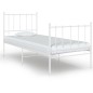 vidaXL Bett Weiß Metall 90x200 cm vidaXL Bett Weiß Metall 90x200 cm