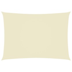 vidaXL Sonnensegel Oxford-Gewebe Rechteckig 5x7 m Creme