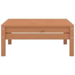 vidaXL Garten Fußhocker Honigbraun Kiefer Massivholz  