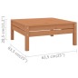 vidaXL Garten Fußhocker Honigbraun Kiefer Massivholz vidaXL Garten Fußhocker Honigbraun Kiefer Massivholz