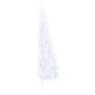 vidaXL Künstlicher Halber Weihnachtsbaum mit Ständer Weiß 180 cm PVC vidaXL Künstlicher Halber Weihnachtsbaum mit Ständer Weiß 180 cm PVC
