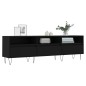vidaXL TV-Schrank Schwarz 150x30x44,5 cm Holzwerkstoff vidaXL TV-Schrank Schwarz 150x30x44,5 cm Holzwerkstoff