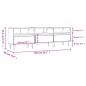 vidaXL TV-Schrank Schwarz 150x30x44,5 cm Holzwerkstoff vidaXL TV-Schrank Schwarz 150x30x44,5 cm Holzwerkstoff