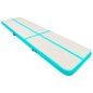 vidaXL Aufblasbare Gymnastikmatte mit Pumpe 600x100x20 cm PVC Grün vidaXL Aufblasbare Gymnastikmatte mit Pumpe 600x100x20 cm PVC Grün