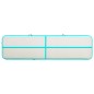 vidaXL Aufblasbare Gymnastikmatte mit Pumpe 600x100x20 cm PVC Grün vidaXL Aufblasbare Gymnastikmatte mit Pumpe 600x100x20 cm PVC Grün