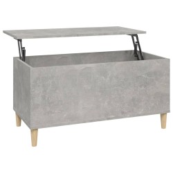 vidaXL Couchtisch Betongrau 90x44,5x45 cm Holzwerkstoff