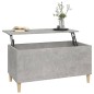 vidaXL Couchtisch Betongrau 90x44,5x45 cm Holzwerkstoff vidaXL Couchtisch Betongrau 90x44,5x45 cm Holzwerkstoff