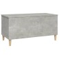 vidaXL Couchtisch Betongrau 90x44,5x45 cm Holzwerkstoff vidaXL Couchtisch Betongrau 90x44,5x45 cm Holzwerkstoff