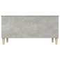 vidaXL Couchtisch Betongrau 90x44,5x45 cm Holzwerkstoff vidaXL Couchtisch Betongrau 90x44,5x45 cm Holzwerkstoff